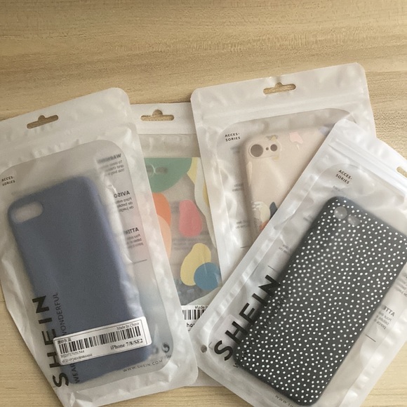 SHEIN Other - Four NWT Shein Iphone 7/8/SE2 Case